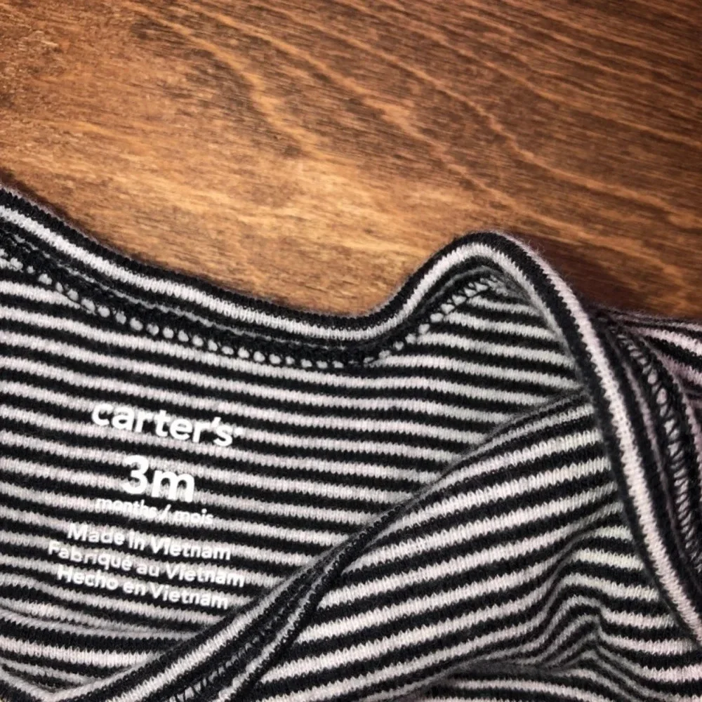 Carter’s Little Boy 3 Months Striped Onesie